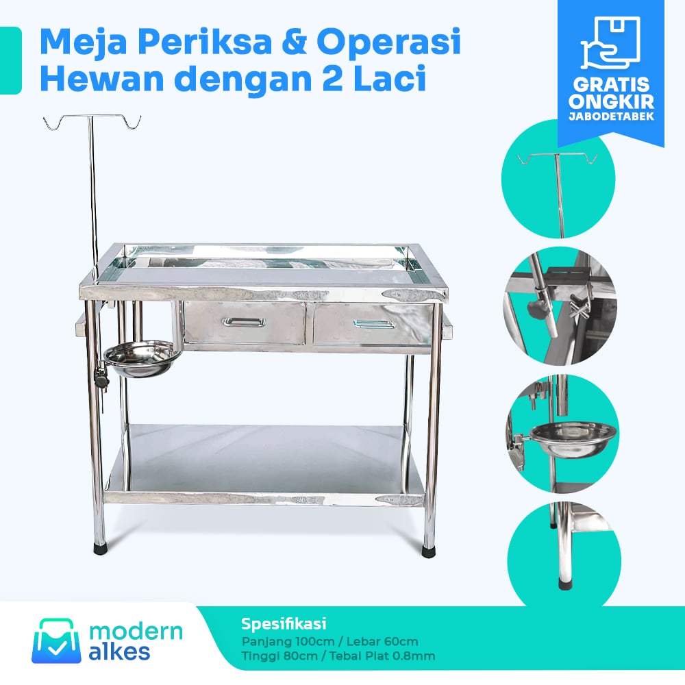 meja operasi hewan