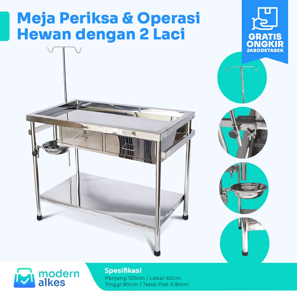 meja operasi hewan