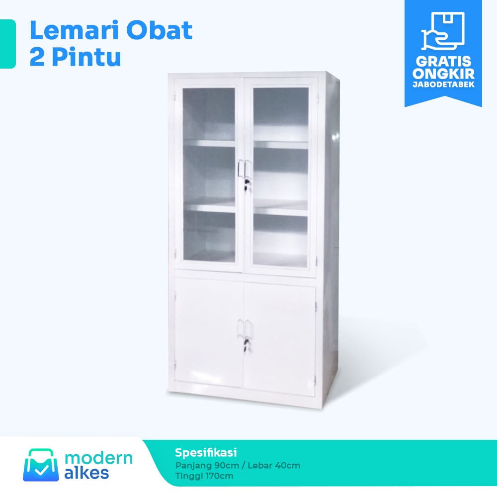 lemari obat 2 pintu