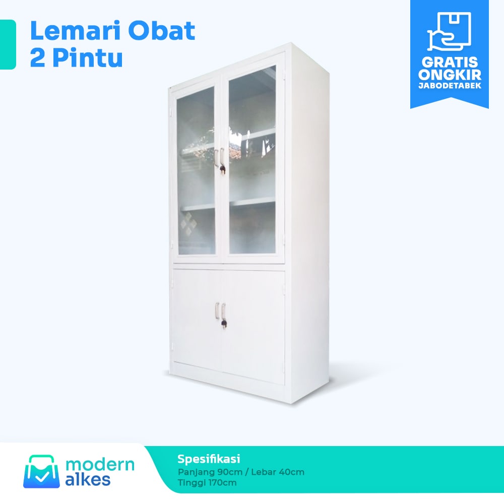 lemari obat 2 pintu